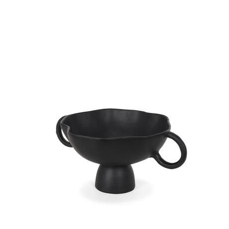 Mercana Radka Small Matte Black Metal Decorative Bowl