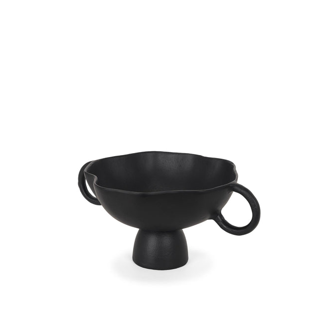Mercana Radka Small Matte Black Metal Decorative Bowl