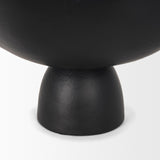 Mercana Radka Small Matte Black Metal Decorative Bowl
