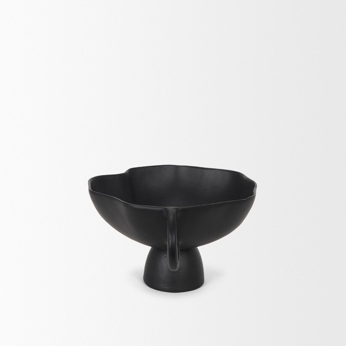 Mercana Radka Small Matte Black Metal Decorative Bowl