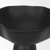 Mercana Radka Small Matte Black Metal Decorative Bowl