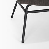 Mercana Nora Charcoal Fabric w/ Matte Black Metal Legs Accent Chair