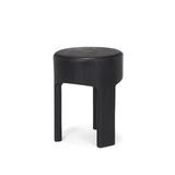 Mercana Riya Solid Black Wooden Stool