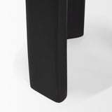 Mercana Riya Solid Black Wooden Stool