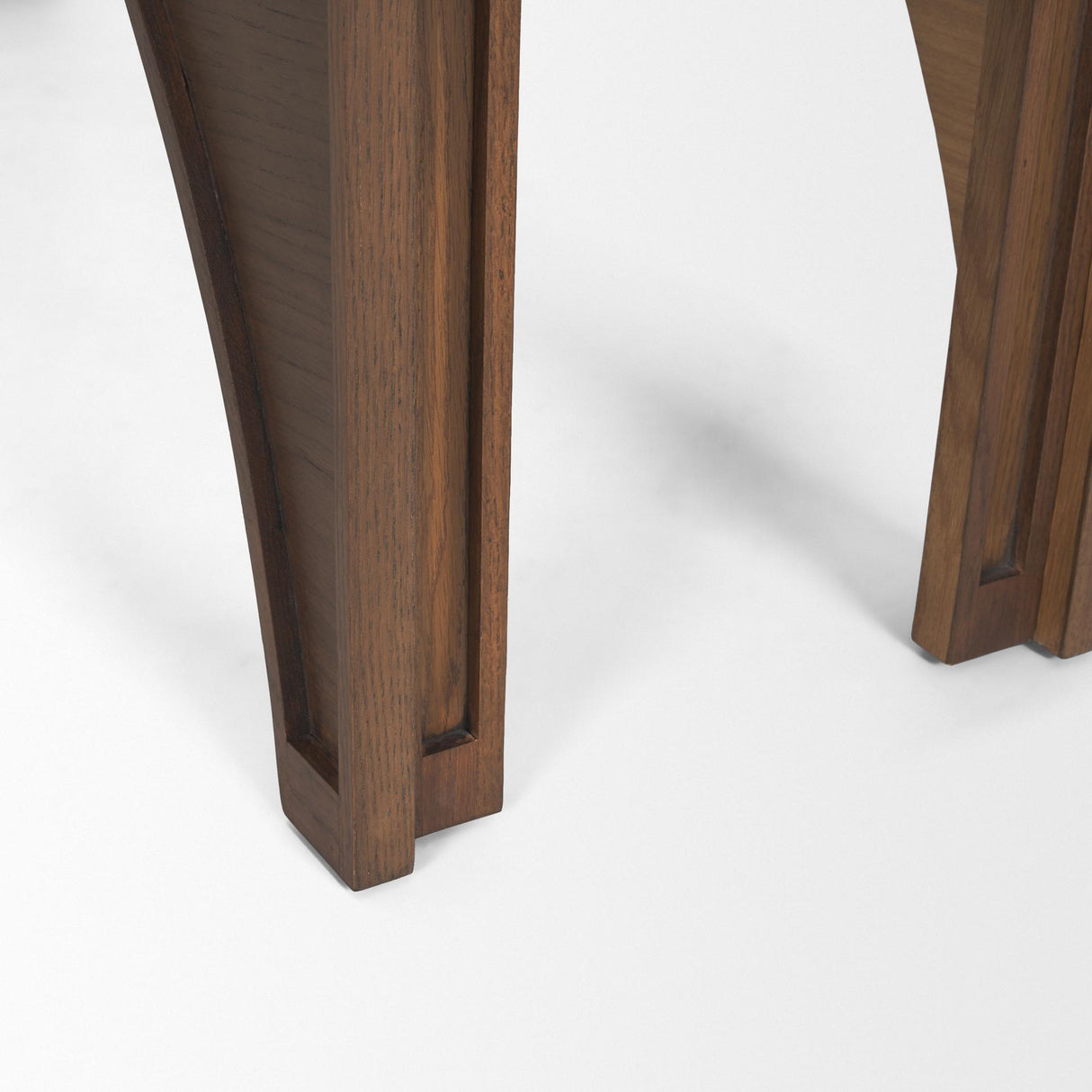 Mercana Laraya Dark Brown Wood Arched Console Table