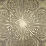 Mercana Rini Gold Metal and White Marble Accent Table