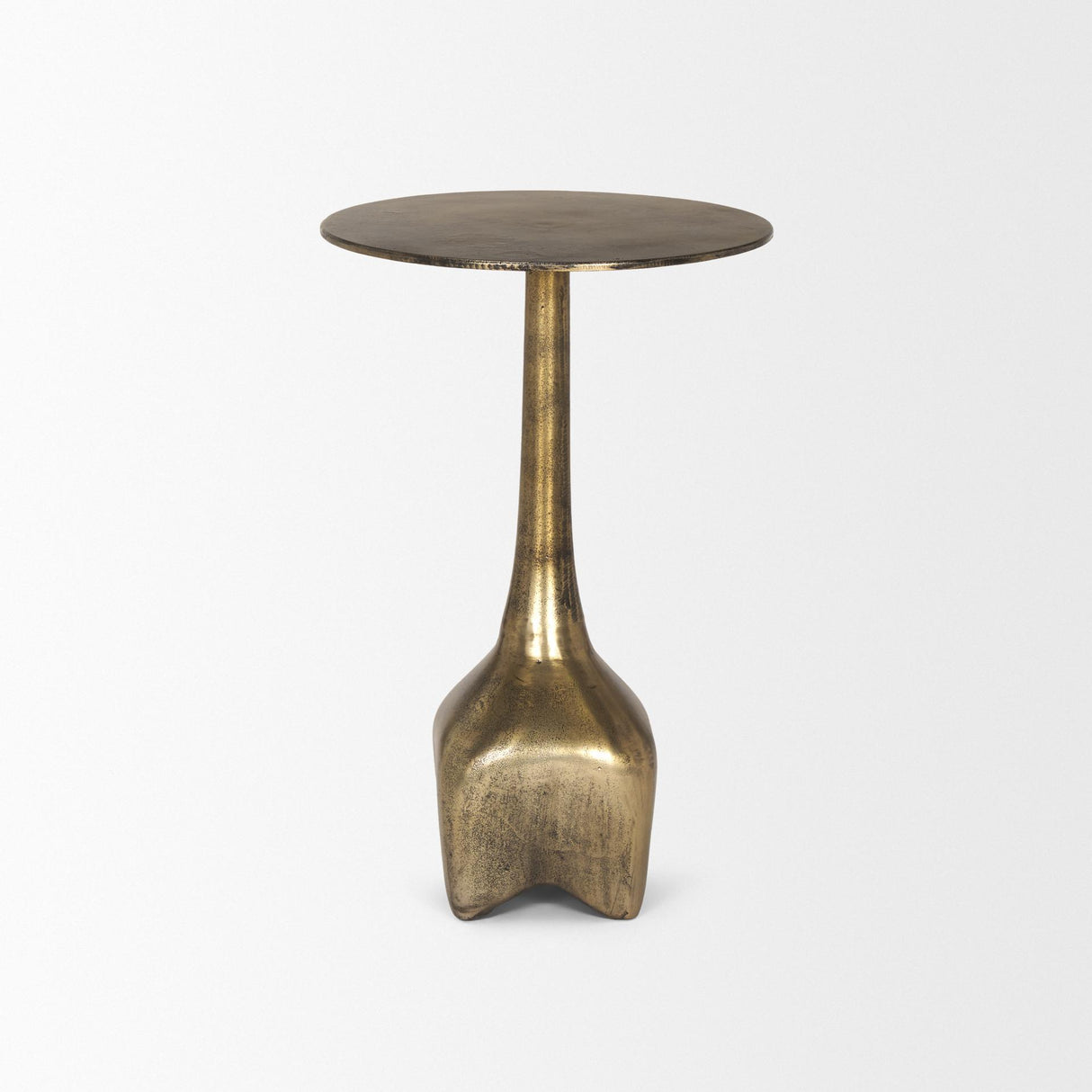 Mercana Risha Small Gold Metal Accent Table