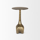 Mercana Risha Small Gold Metal Accent Table
