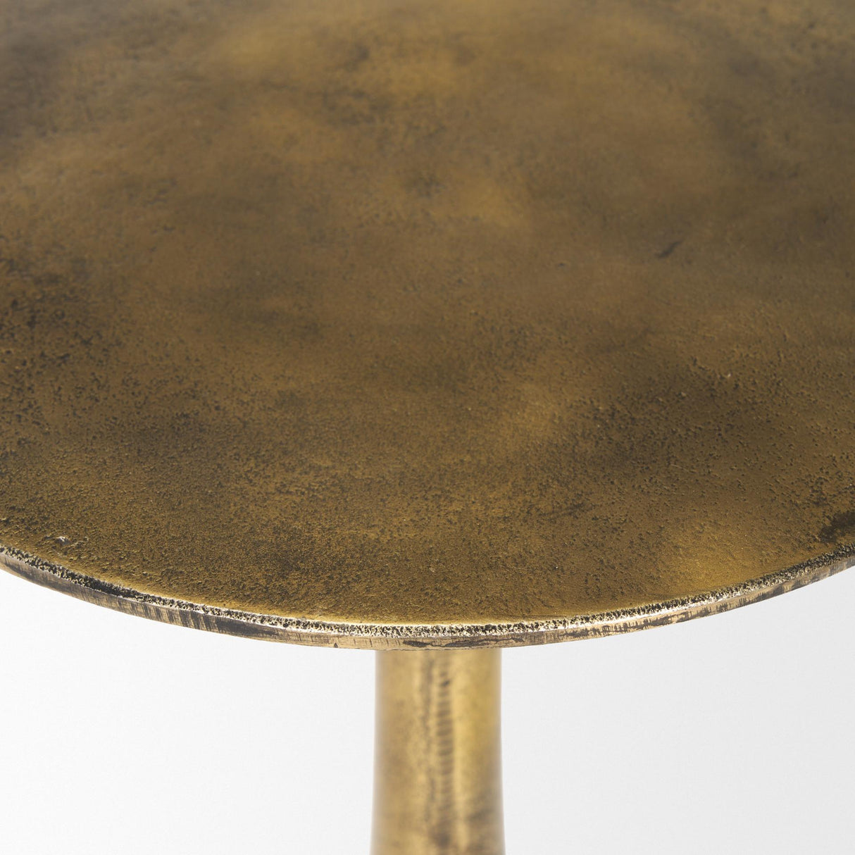 Mercana Risha Small Gold Metal Accent Table