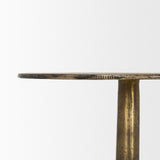 Mercana Risha Small Gold Metal Accent Table