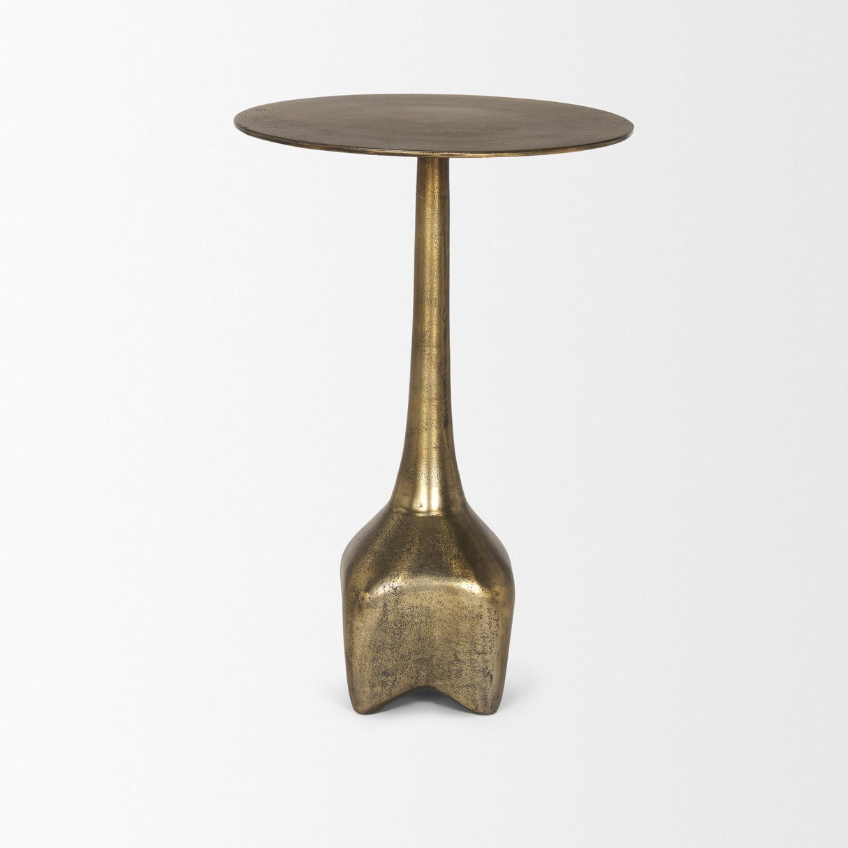 Mercana Risha Large Gold Metal Accent Table