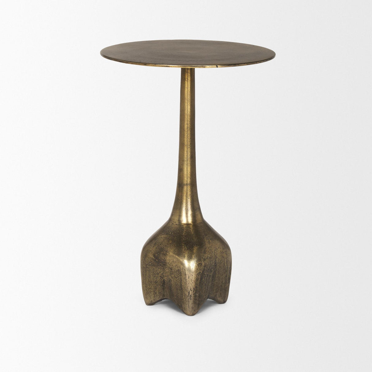 Mercana Risha Large Gold Metal Accent Table