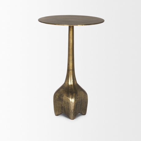 Mercana Risha Large Gold Metal Accent Table