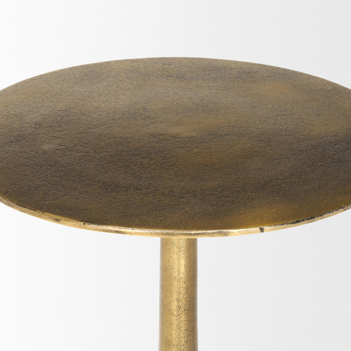 Mercana Risha Large Gold Metal Accent Table