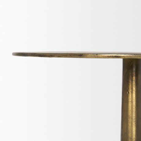 Mercana Risha Large Gold Metal Accent Table