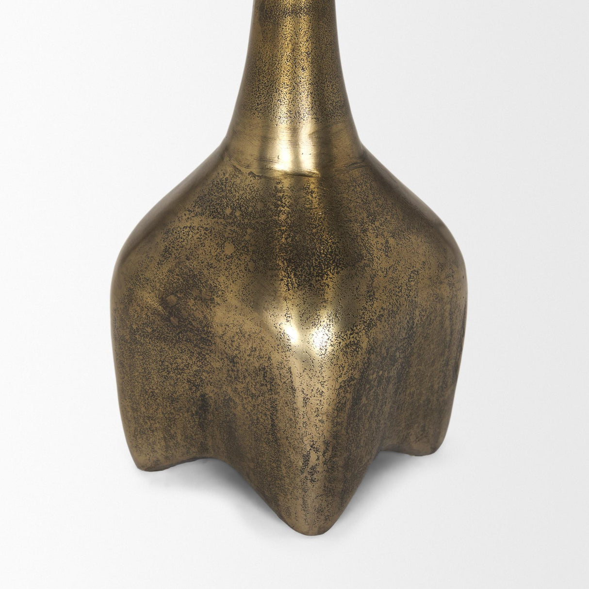 Mercana Risha Large Gold Metal Accent Table