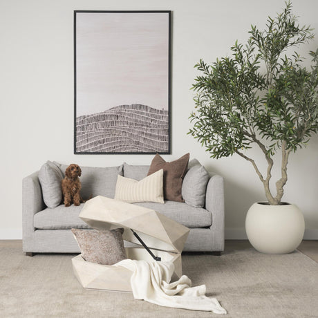 Mercana Halston 2 Piece Light Grey Sofa Set