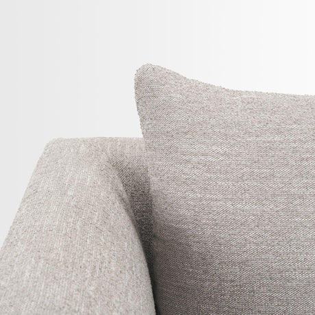 Mercana Halston 3 Piece Light Grey Sofa Set