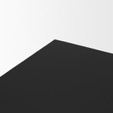 Mercana Sobi Matte Black Square Metal Side Table