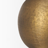 Mercana Sadiyah Antiqued Gold Brushed Metal w/ Cream Shade Table Lamp