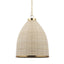 Mercana Saliha Cane w/ Brass Metal Pendant Light