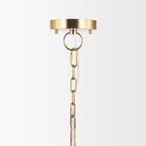 Mercana Saliha Cane w/ Brass Metal Pendant Light
