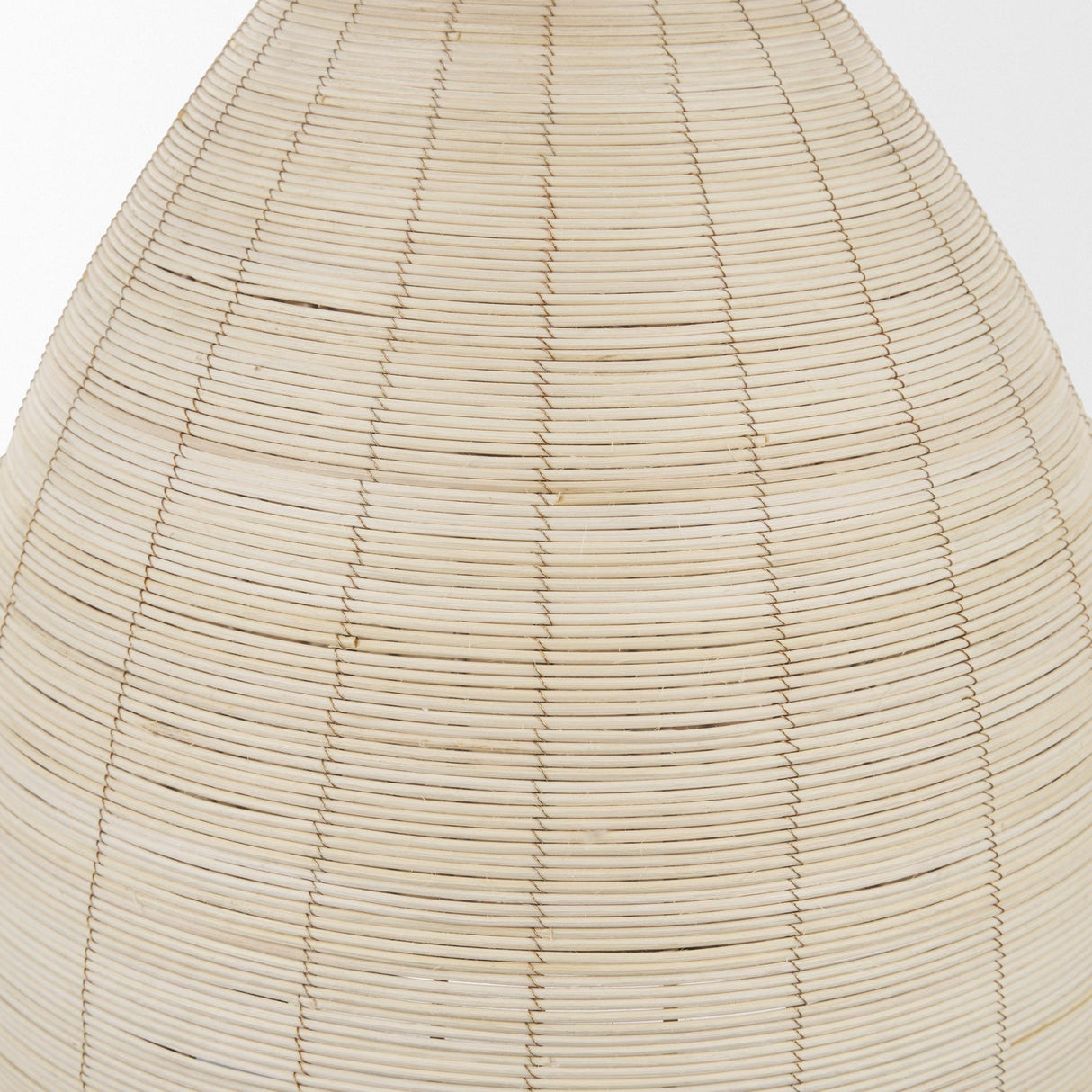 Mercana Saliha Cane w/ Brass Metal Pendant Light
