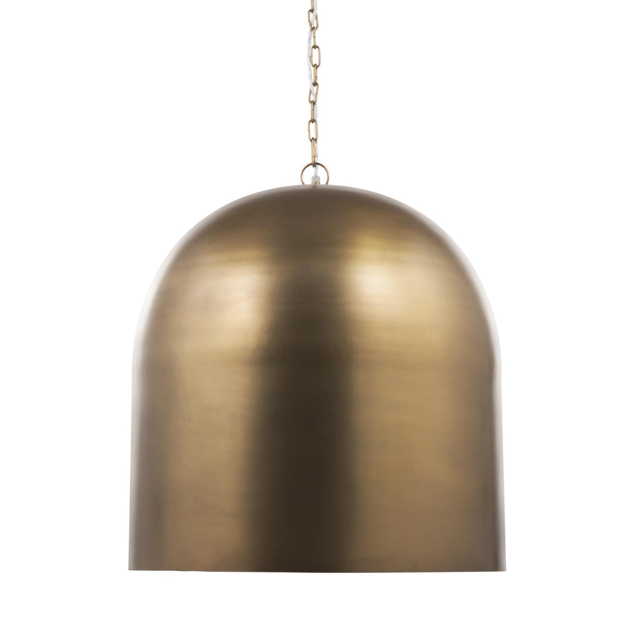 Mercana Sanne Antiqued Gold Metal w/ Silver Foil Large Pendant Light