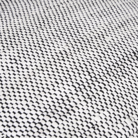 Mercana Samiya Jute w/ White Cotton Pouf