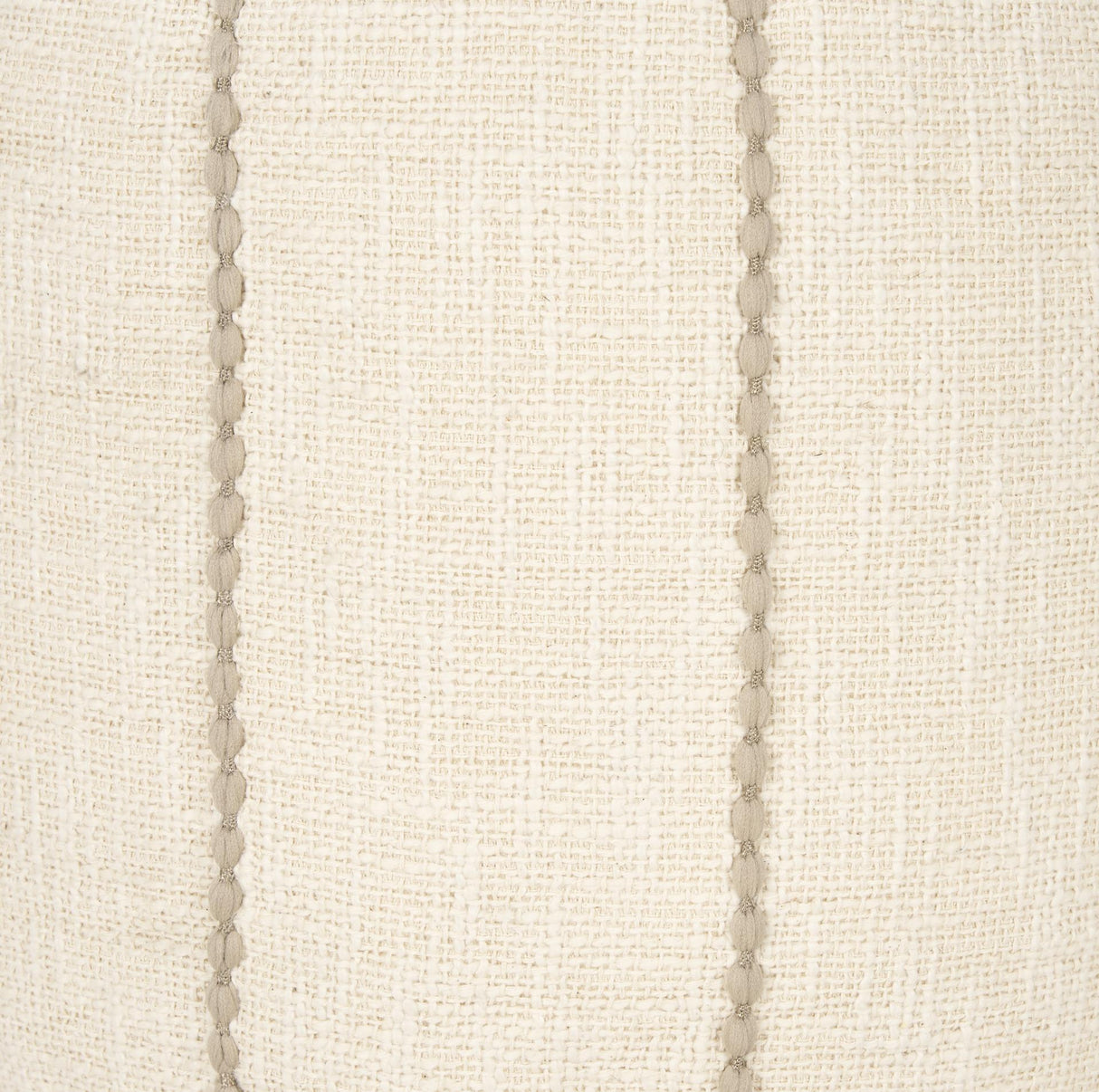 Mercana Sachi Beige w/ Stitching Pouf