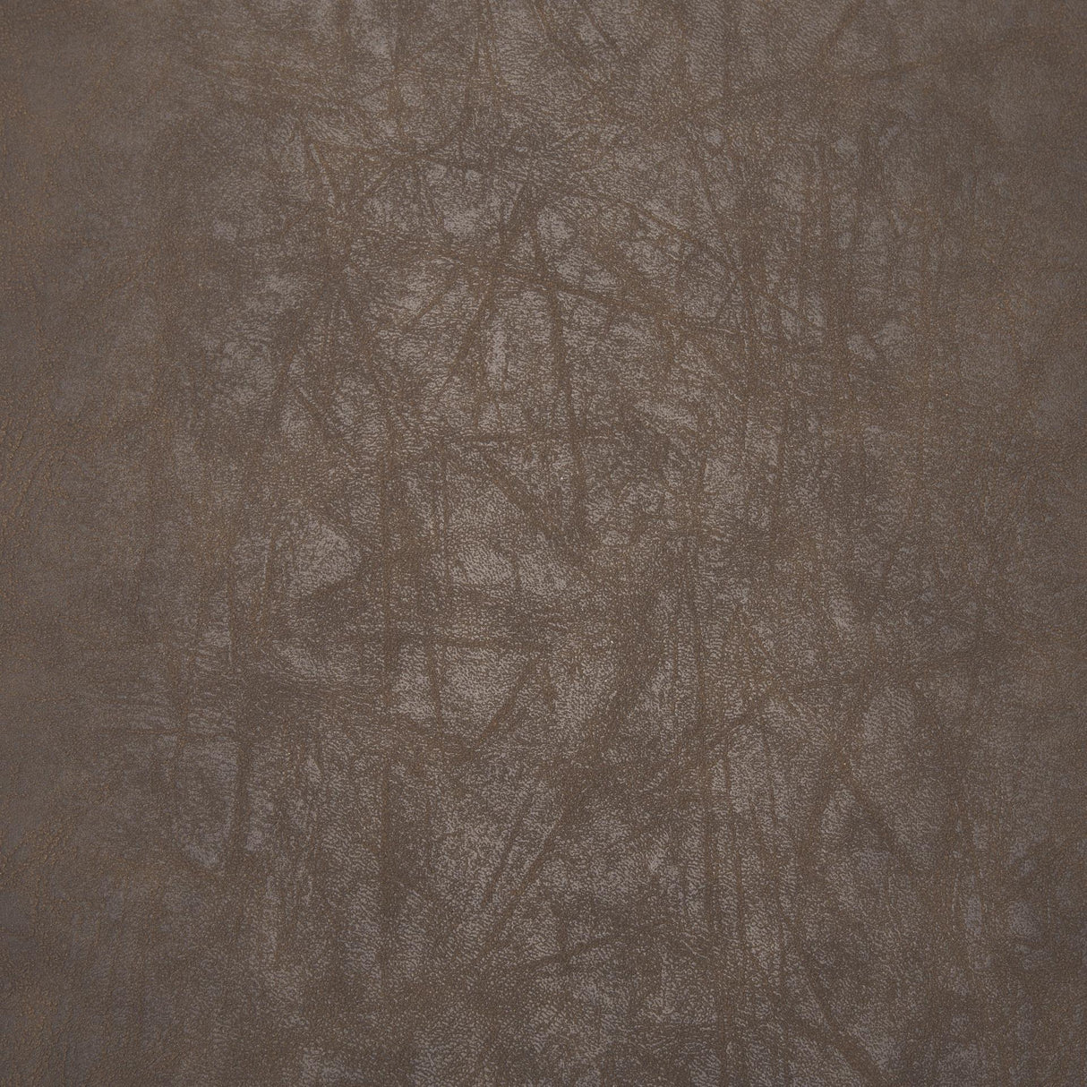 Mercana Parker Muted Brown Faux Leather w/ Black Metal Dining Chair