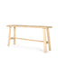 Mercana Sekou Light Brown Wooden Craftsman Console Table
