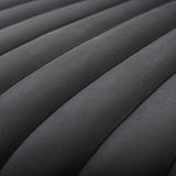 Mercana Ricciardo Black Leather Wrapped Three Seater Sofa 82.5L x 38.5W x 26.5H