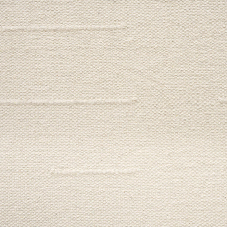 Mercana Shae Brown Wood w/ Oatmeal Fabric Ottoman