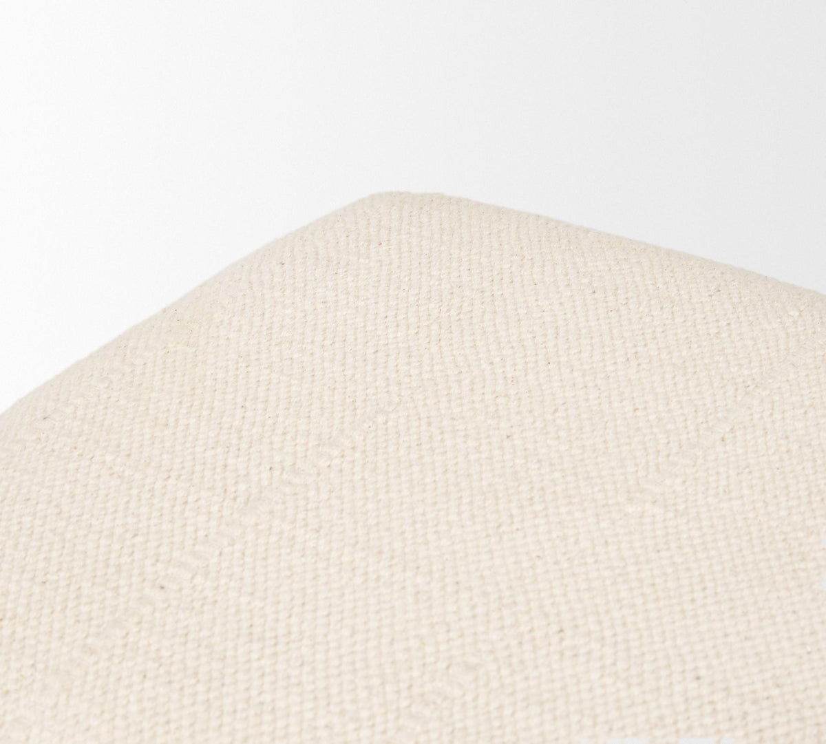 Mercana Shae Brown Wood w/ Oatmeal Fabric Bench