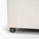 Mercana Sondra Oatmeal Performance Fabric Upholstered Club Dining Chair