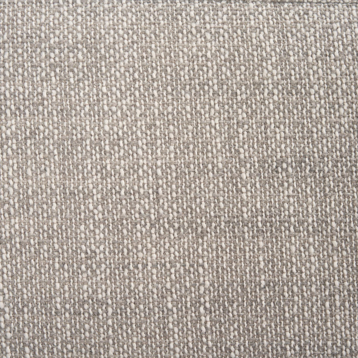 Mercana Siren Gray Fabric w/ Dark Brown Wood Round Accent Stool