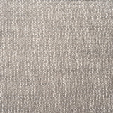 Mercana Siren Gray Fabric w/ Dark Brown Wood Round Accent Stool