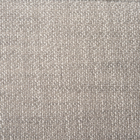 Mercana Siren Gray Fabric w/ Dark Brown Wood Round Accent Stool