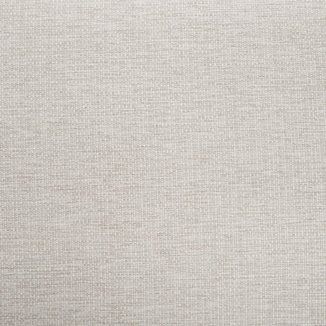 Mercana Siren Cream Fabric w/ Light Brown Wood Oblong Bench