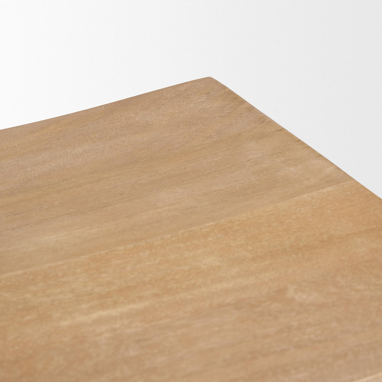 Mercana Taniel Light Brown Wood w/ Black Metal Stool