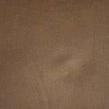 Mercana Taniel Brown Leather w/ Black Metal Stool