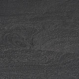 Mercana Taniel Textured Black Wood w/ Black Metal Counter Stool