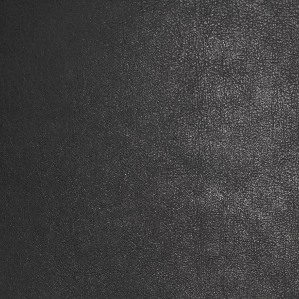 Mercana Taniel Black Leather w/ Black Metal Stool