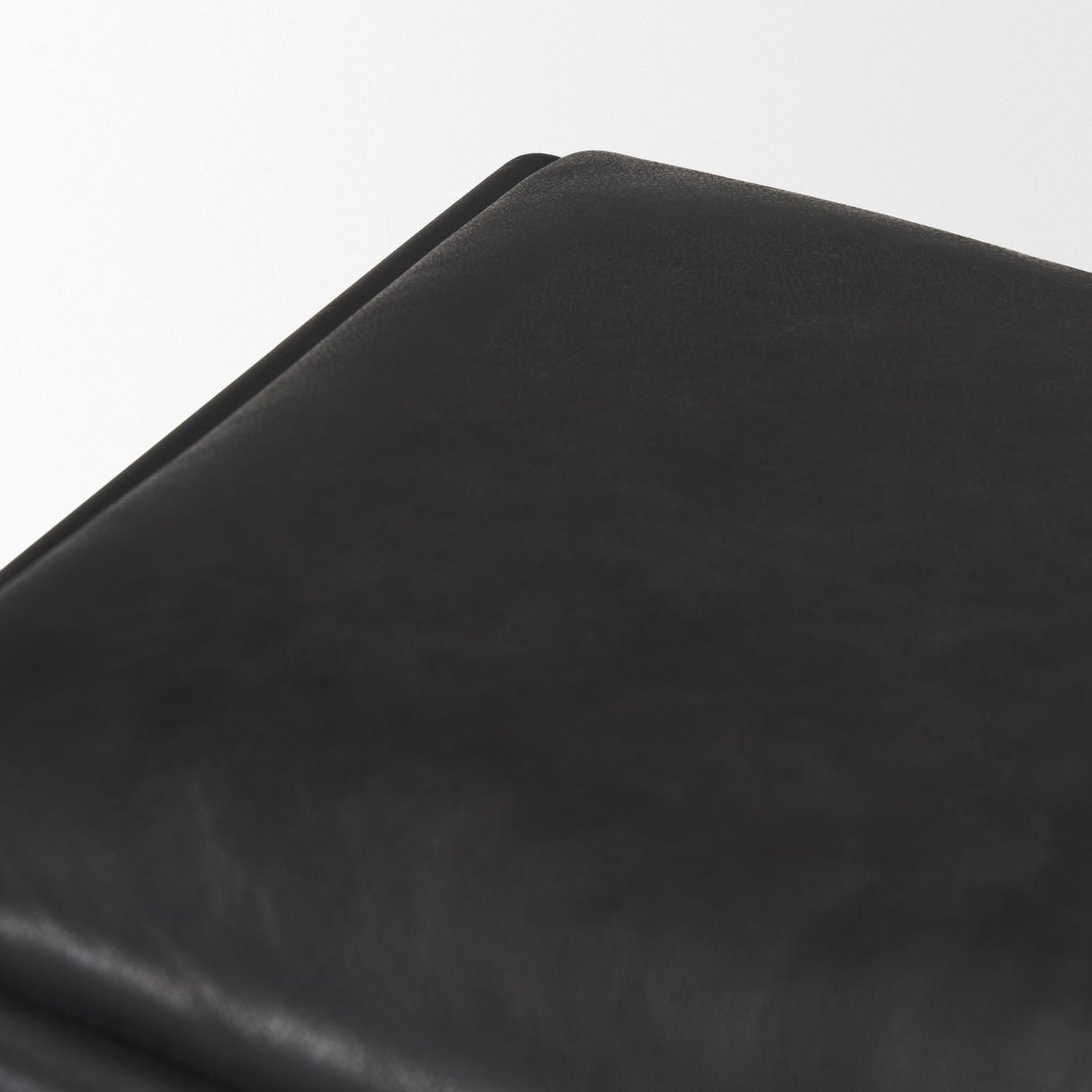 Mercana Taniel Black Leather w/ Black Metal Counter Stool