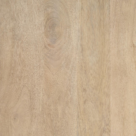 Mercana Suri Light Brown Wood W/Glass Doors Arched Curio Cabinet