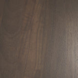 Mercana Swanson 60" Dark Brown Wood Round Pedestal Dining Table