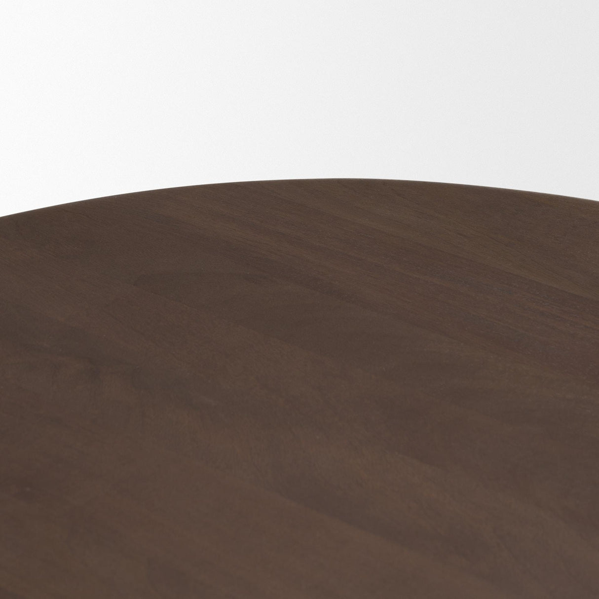 Mercana Shima Oval Dark Brown Wood w/ Arched Legs Coffee Table