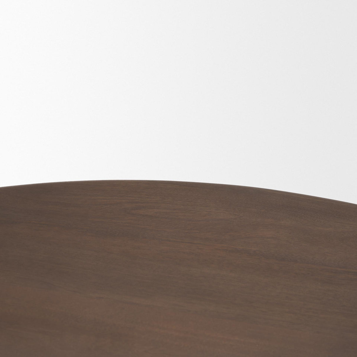 Mercana Shima Round Dark Brown Wood W/Arched Legs Coffee Table