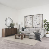 Mercana Tammar Round Wood w/ Tapered Legs Coffee Table